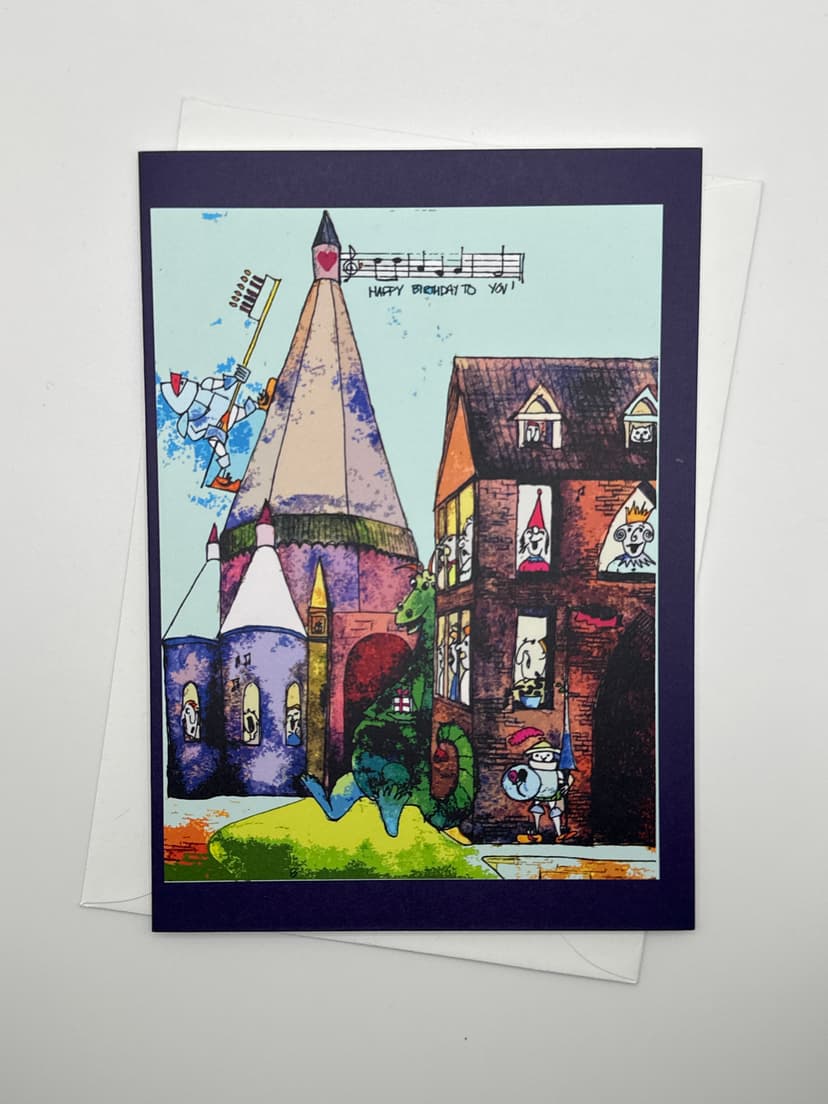 Watercolor birthday card by Deena S. Ball featuring delicate tones—ideal for a heartfelt message to a sentimental soul.